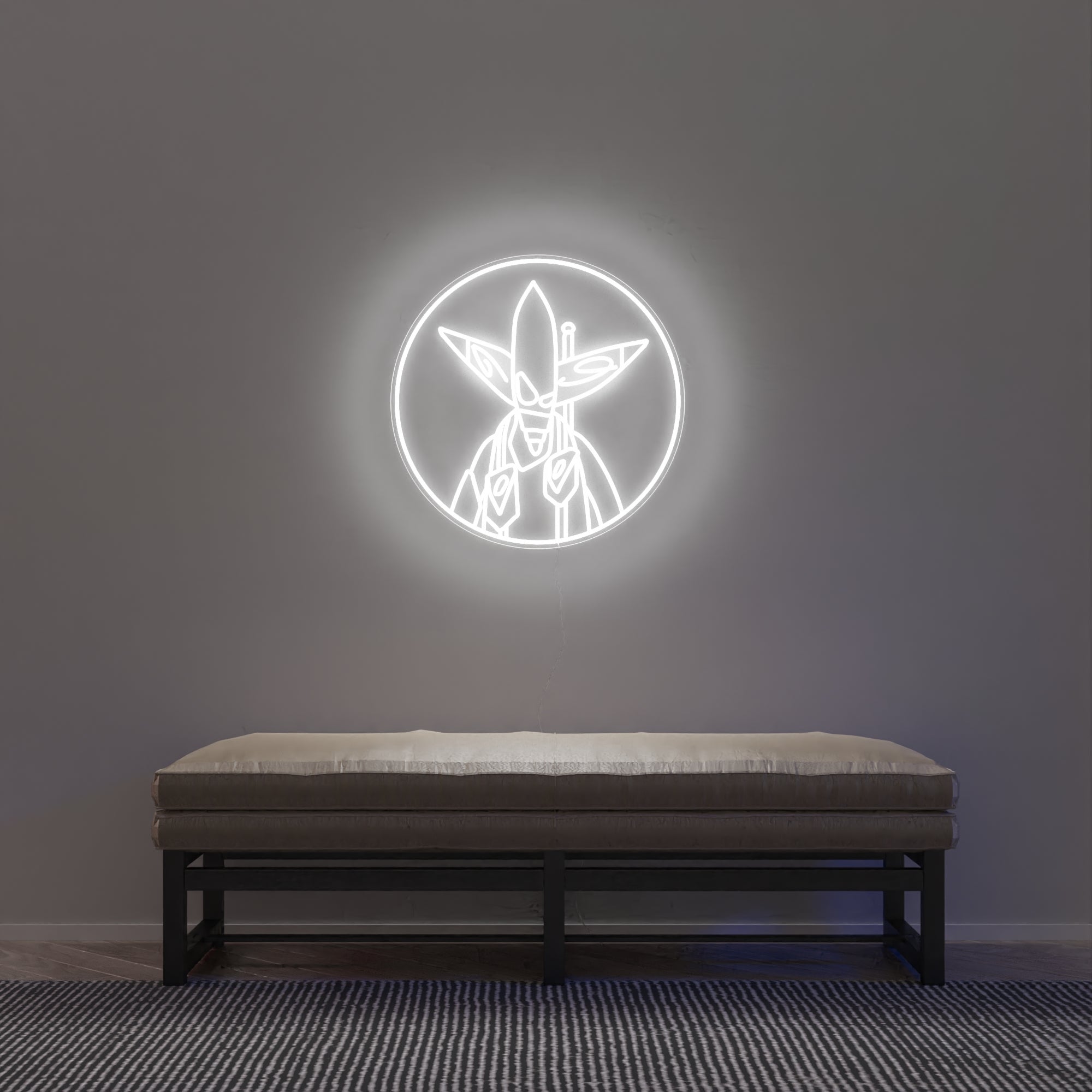 Tondo by Futura - Signe en néon LED